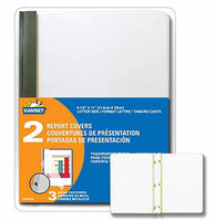 Pack of 2 portfolios/protective covers 8.5 x 11 in.