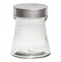 Glass container, 14cm.