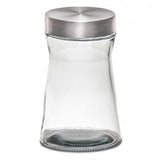 Glass container, 19 cm.