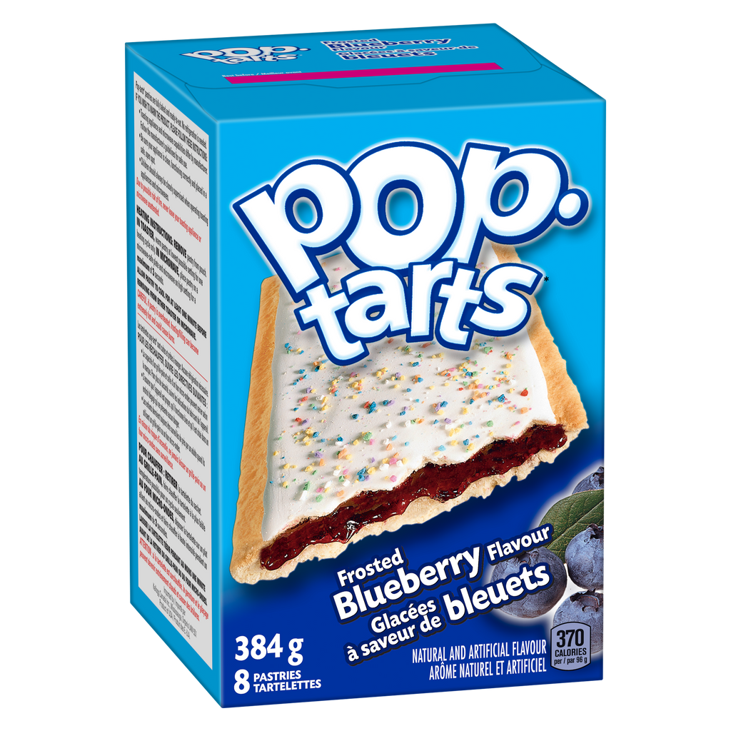 Kellogg's Pop-Tarts glacées à saveur de bleuets 384g