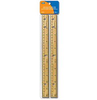 Pack of 2 rulers 12