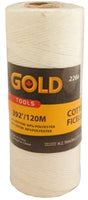 Gold ficelle blanche (120m)