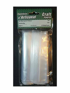 Sacs plastique refermables, 5 x 8 po.