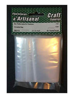 Resealable plastic bags, 3 x 4 in.