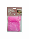 Decorative organza bag, pale pink, 3 x 4 in.