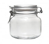 Glass jar/container, 750 ml.