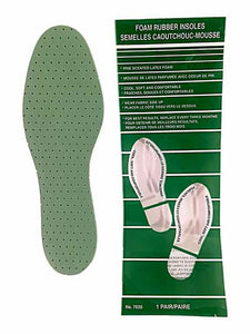 Foam rubber soles for women
