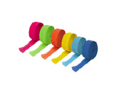 Crepe paper streamers, assorted colors