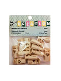 Cord Stoppers/Spring Balls, Ivory