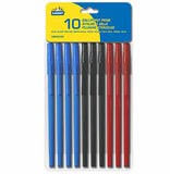 Pack of 10 assorted color pens