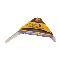 Supports/équerres 3 x 4 po.