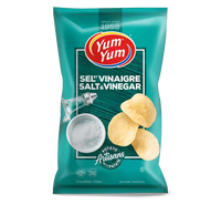 Yum Yum salt and vinegar potato chips 150g